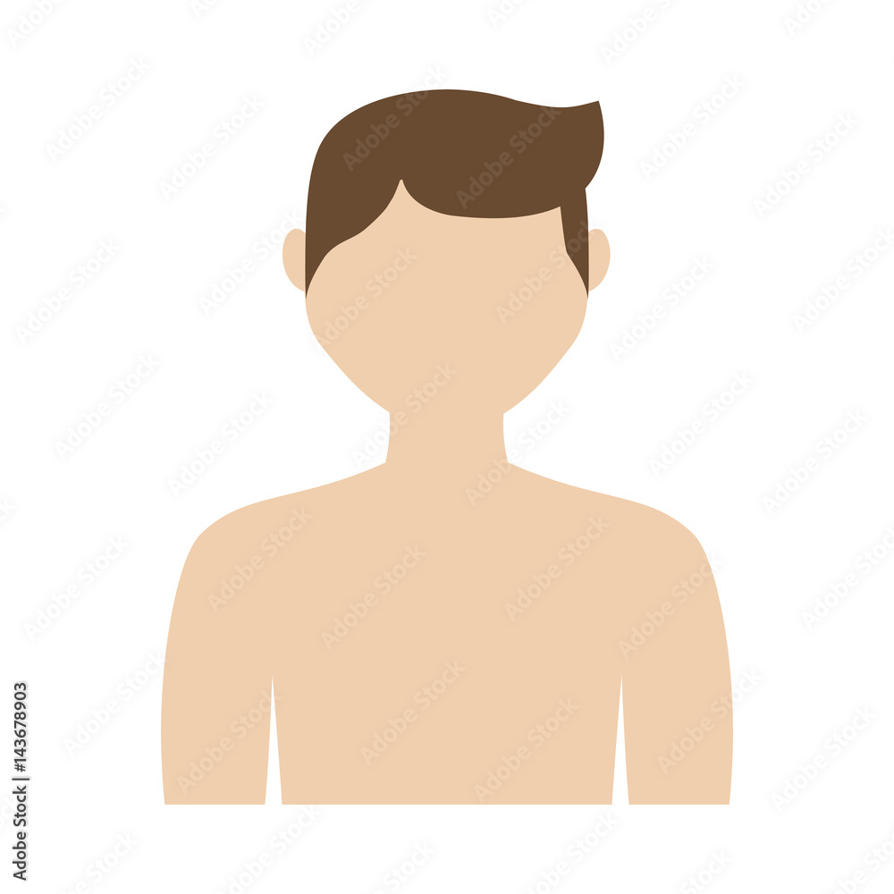 man cartoon icon over white background. colorful design. vector illustration man cartoon icon over white background. colorful design. vector illustration