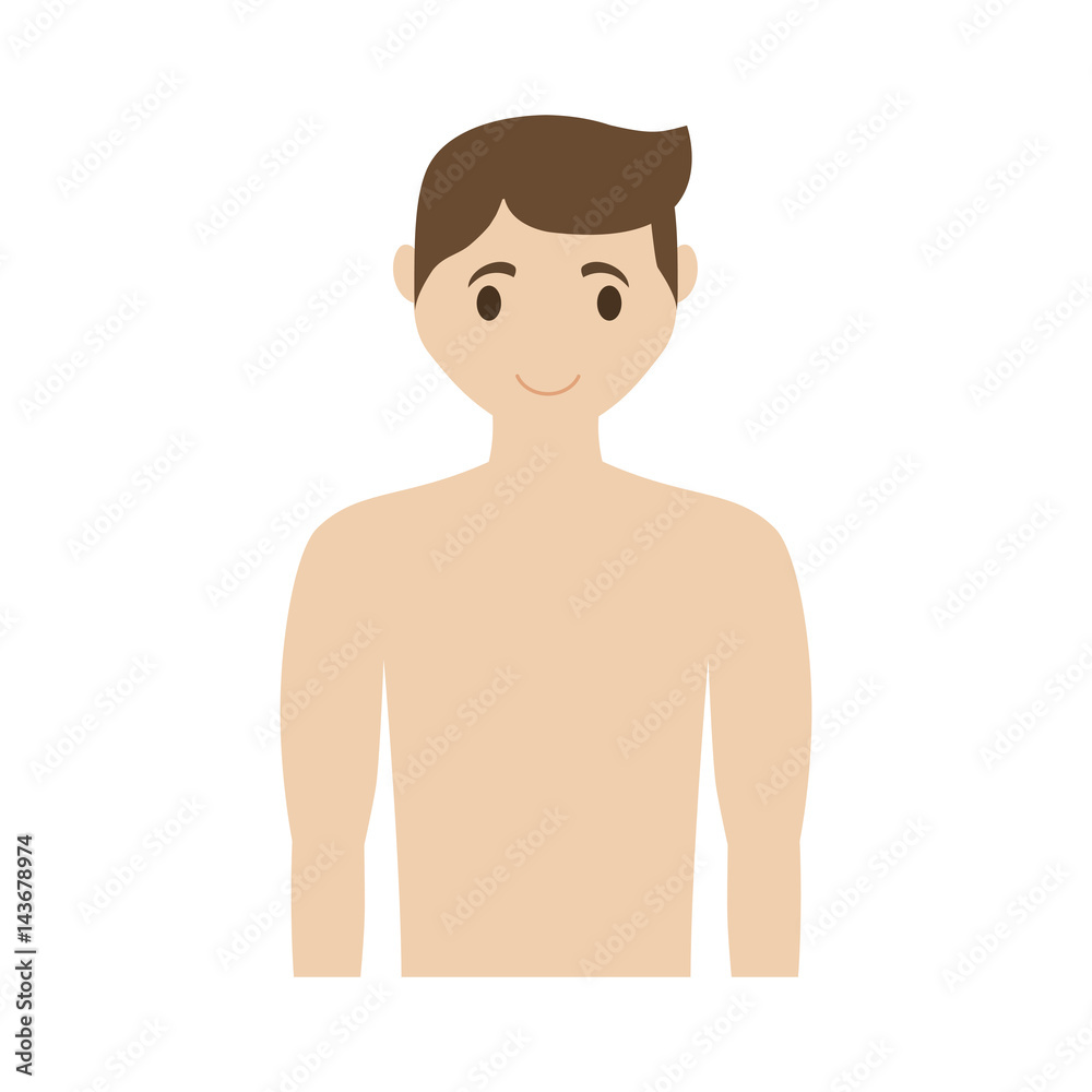 man cartoon icon over white background. colorful design. vector illustration man cartoon icon over white background. colorful design. vector illustration