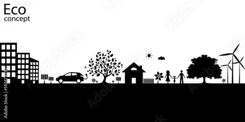 Environmentally friendly world.