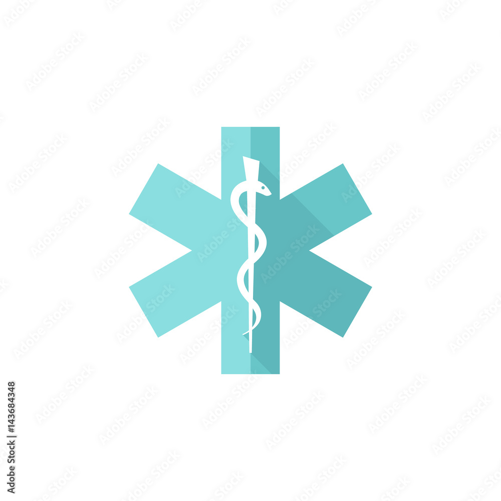 Flat icon - Medical symbol