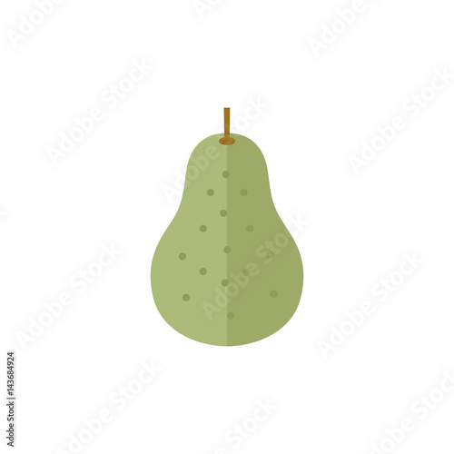 Flat icon - Pear