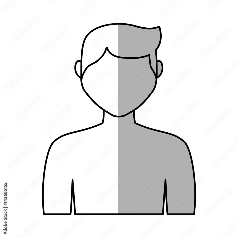 man cartoon icon over white background. vector illustration man cartoon icon over white background. vector illustration