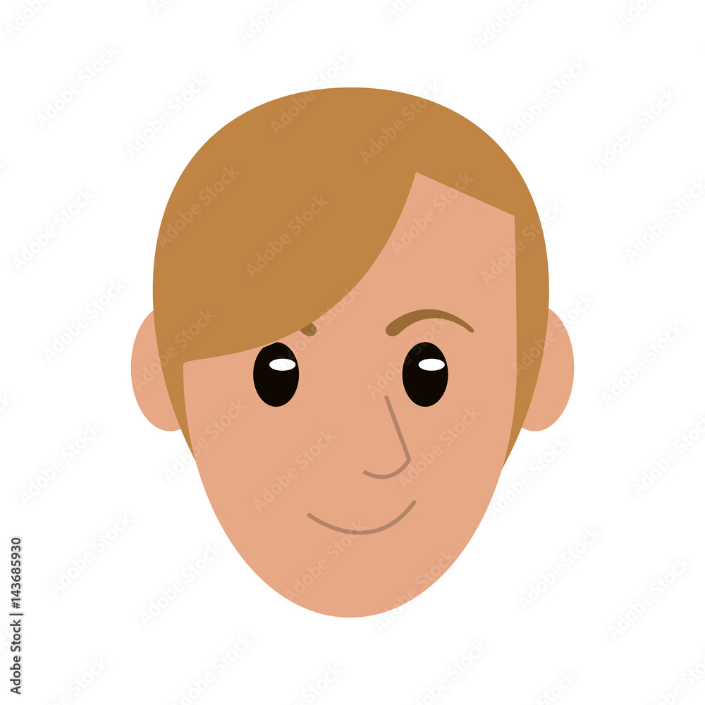 head face man male character vector illustration eps 10 head face man male character vector illustration eps 10