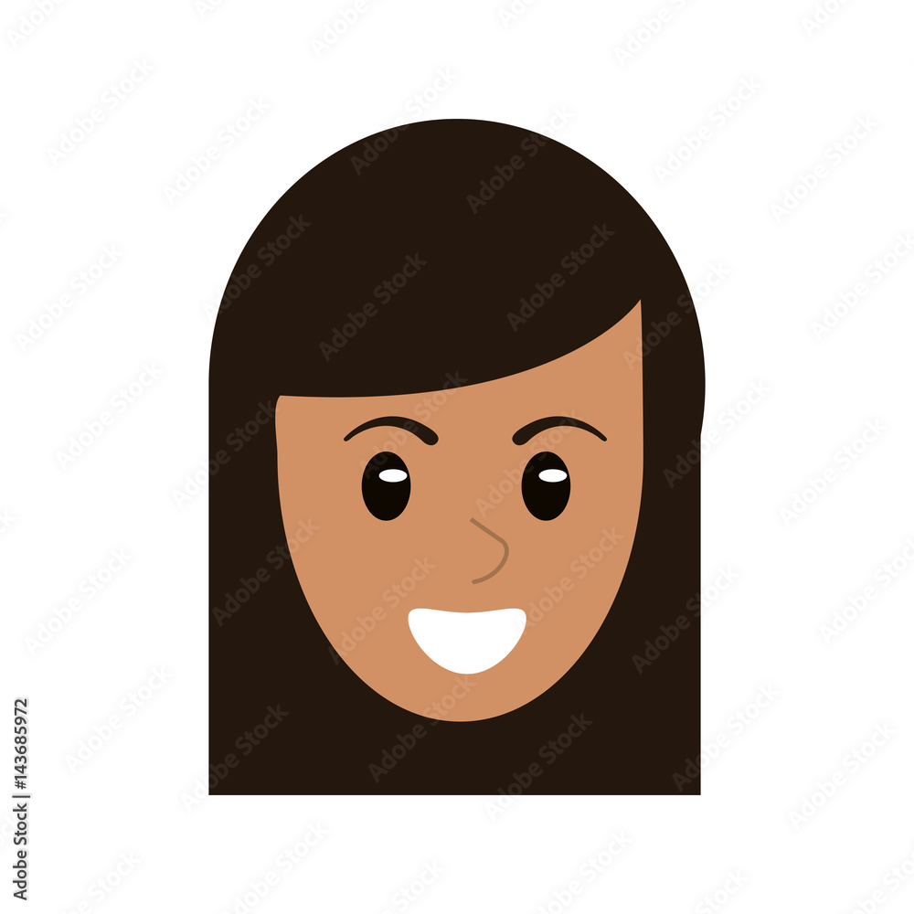 face woman head cartoon vector illustration eps 10 face woman head cartoon vector illustration eps 10