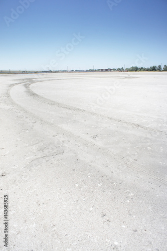 Salt lake in the Crimea