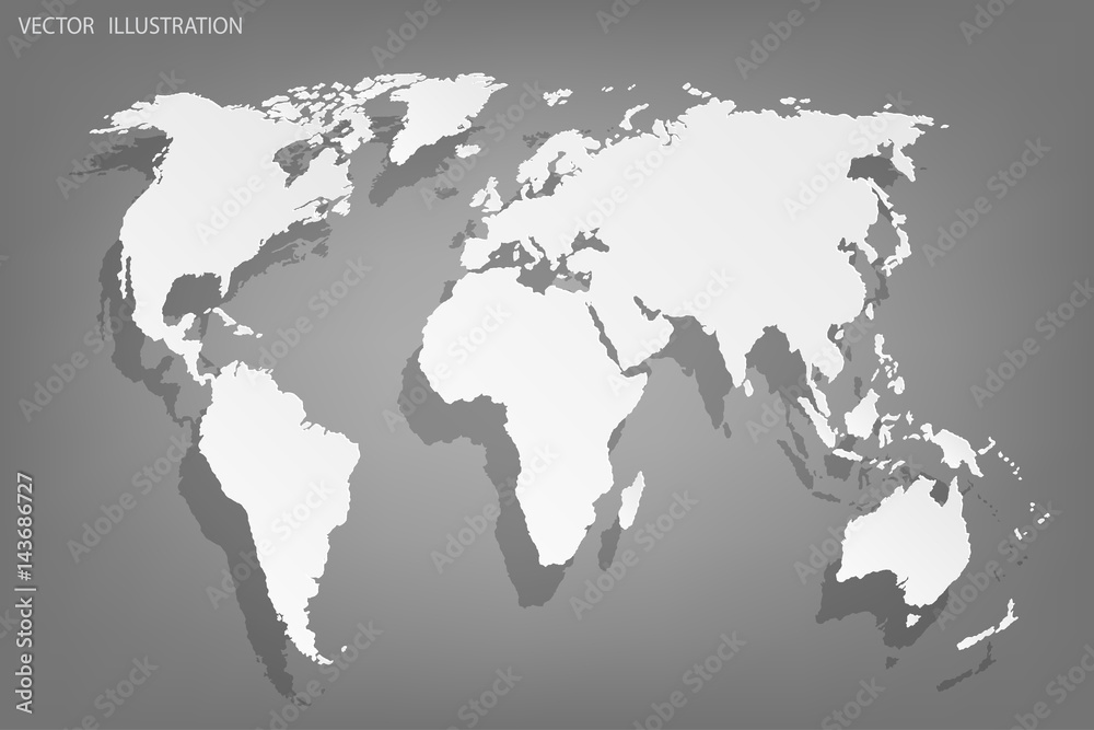 World map. World map.