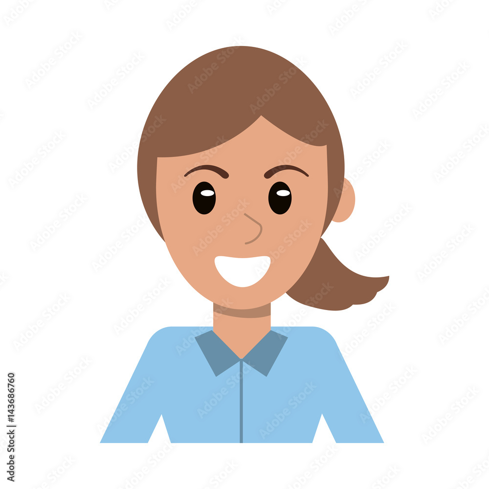 portrait character woman female vector illustration eps 10 portrait character woman female vector illustration eps 10