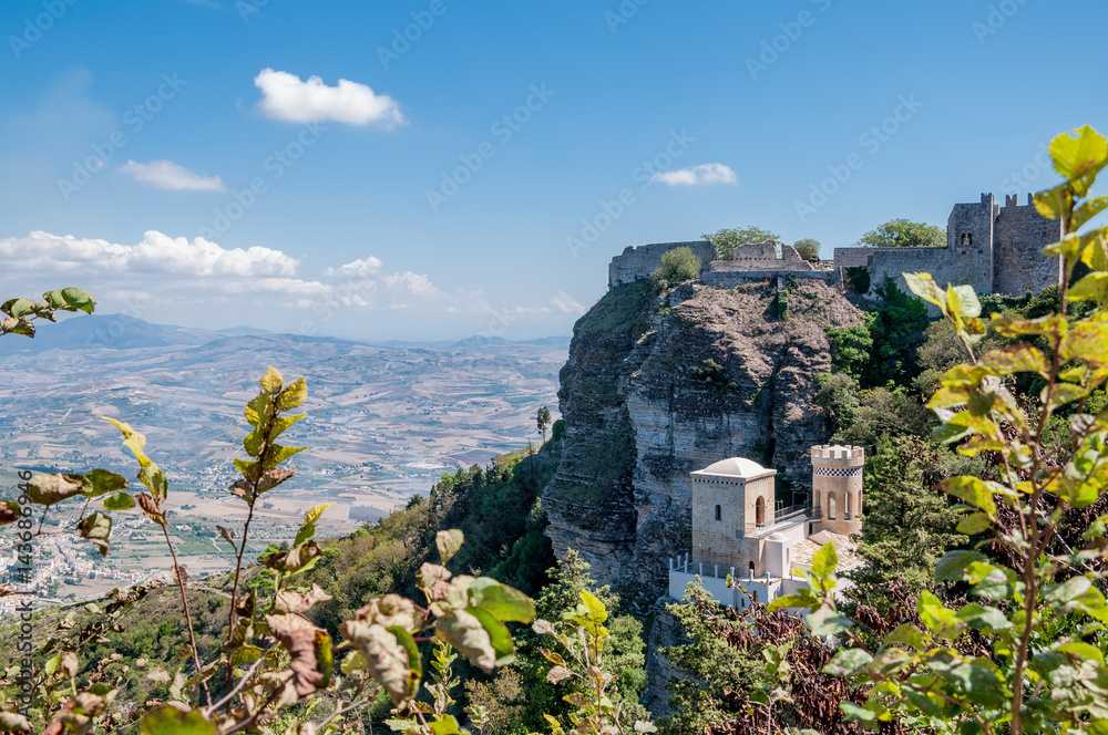 Landscape of the Erice, Sicily, Italy