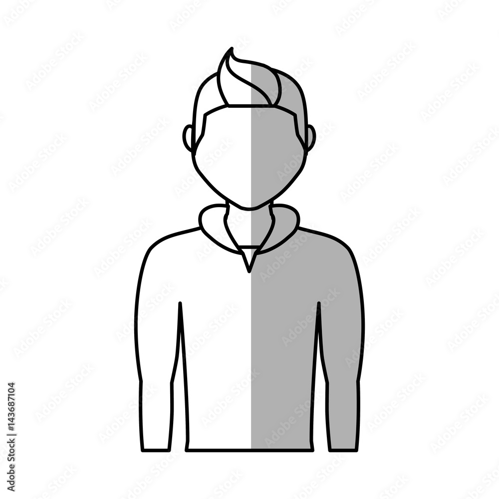 man cartoon icon over white background. vector illustration man cartoon icon over white background. vector illustration