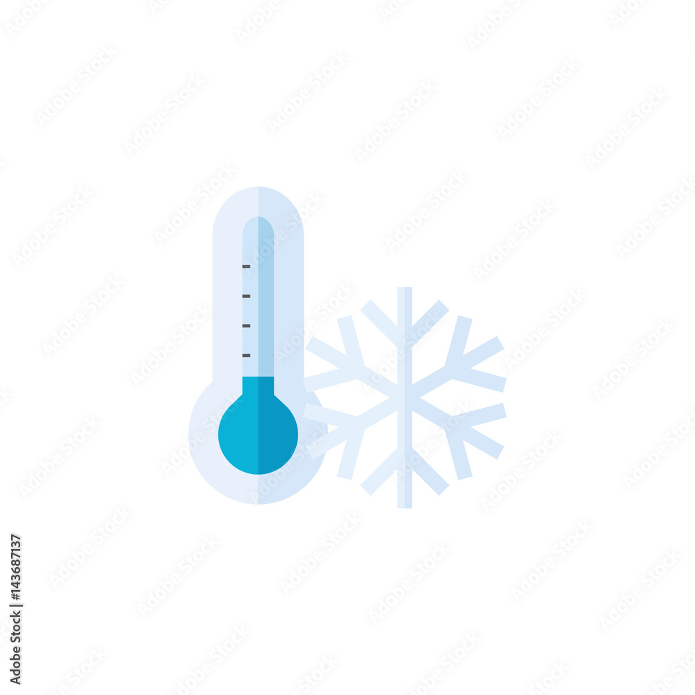 Flat icon - Thermometer