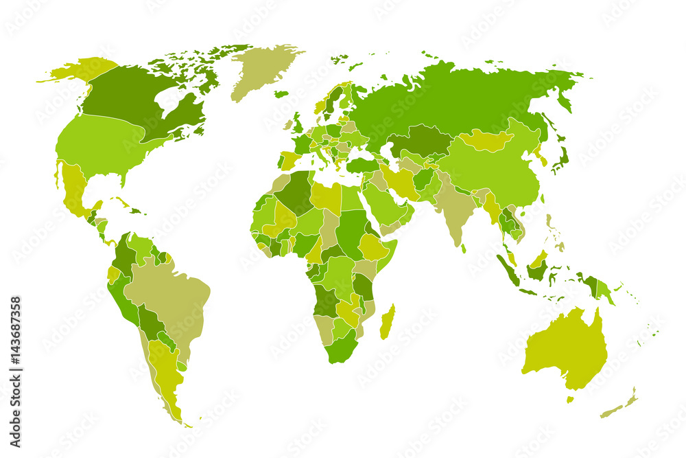 Political map of the world. Political map of the world.