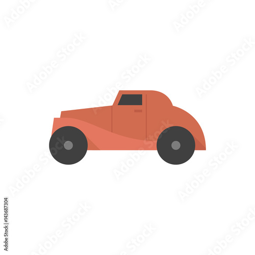 Flat icon - Vintage car