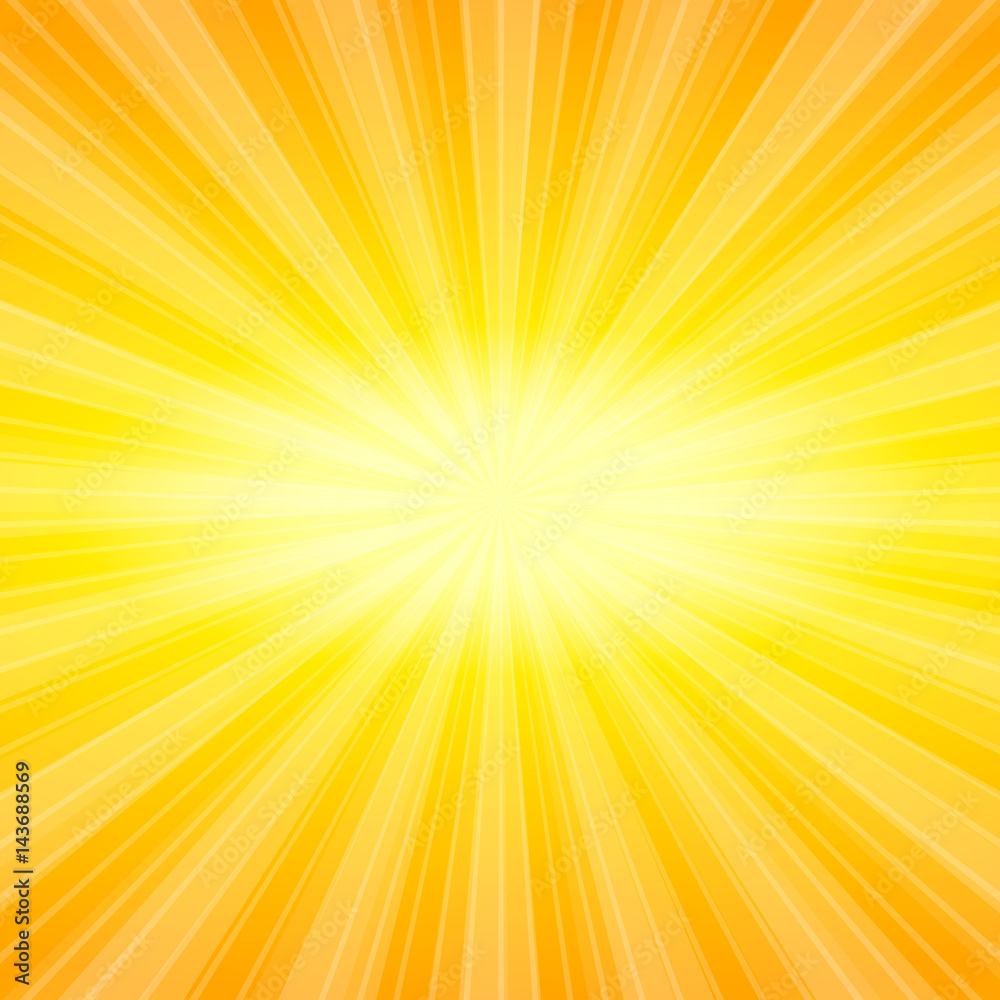 Obraz premium Sun Sunburst Pattern.