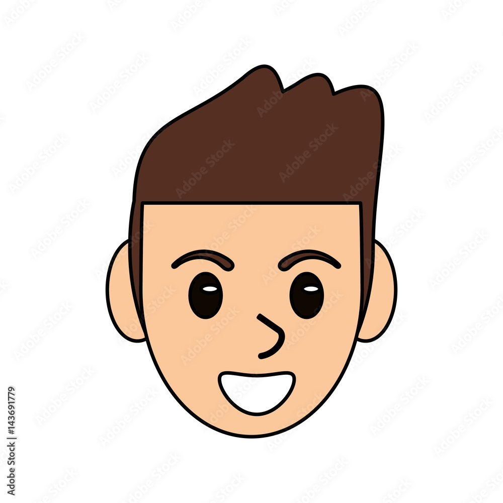 cartoon head face man male design vector illustration eps 10 cartoon head face man male design vector illustration eps 10