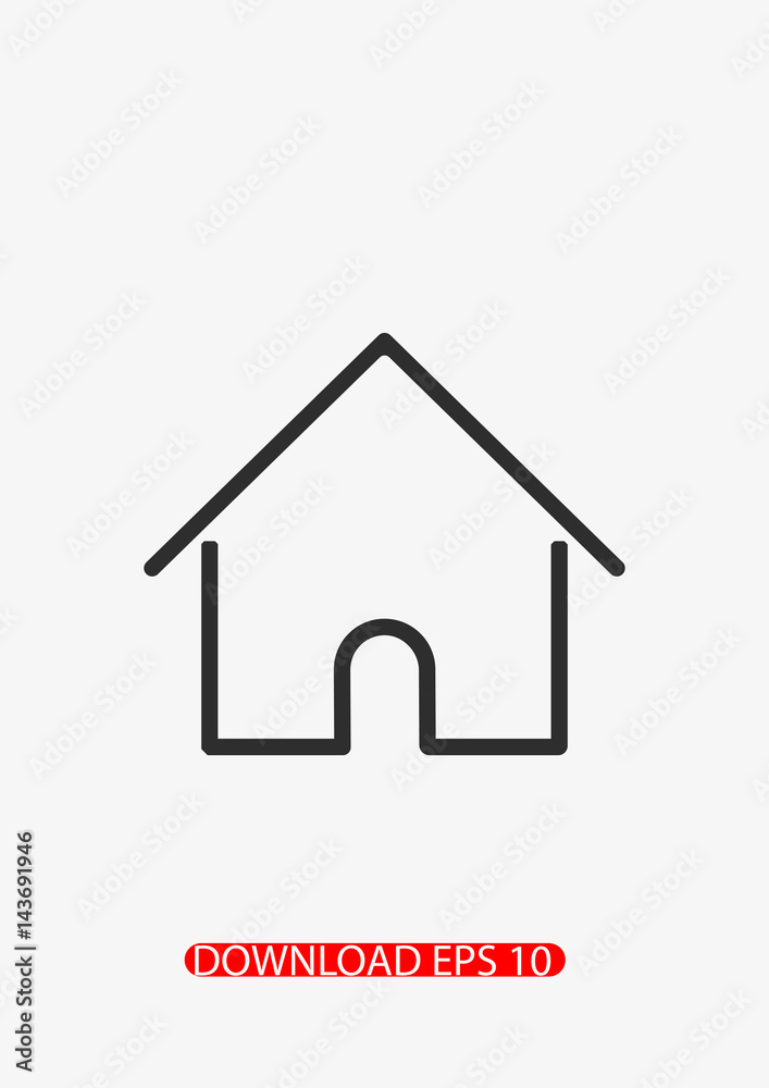 House icon, Vector House icon, Vector
