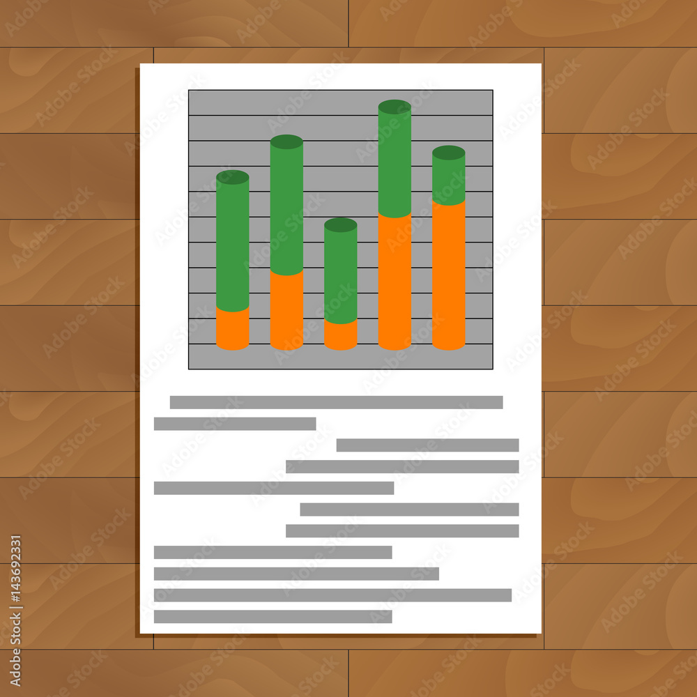 Document with layer chart Document with layer chart