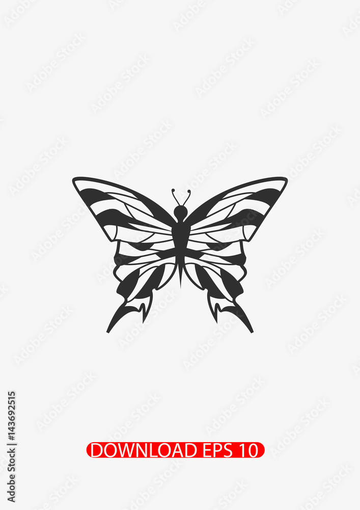 Butterfly icon, Vector Butterfly icon, Vector