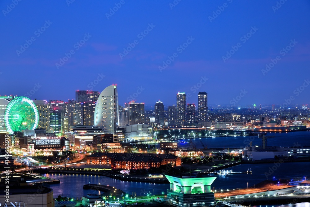 Fototapeta premium みなとみらい 夜景