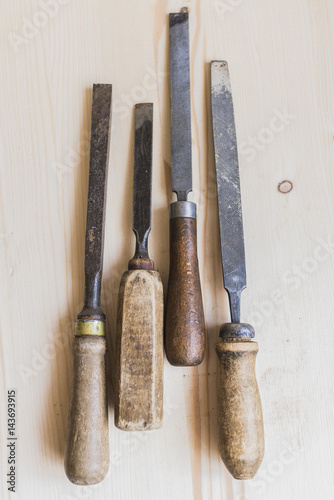 Vintage files and chisels 7