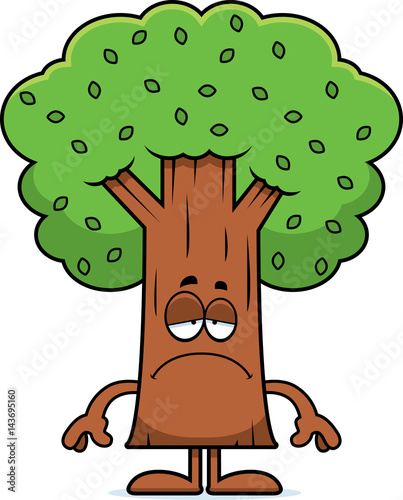 Sad Cartoon Tree