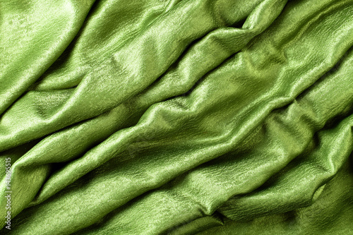 Smooth elegant green satin