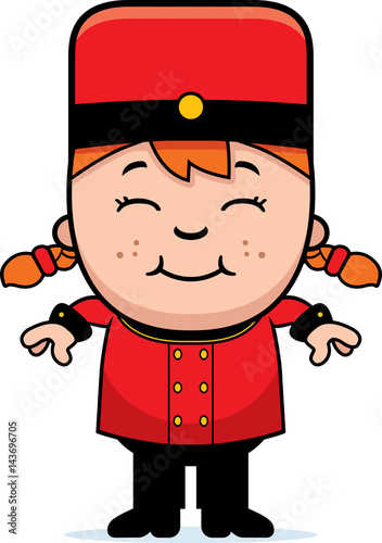 Smiling Cartoon Bellhop