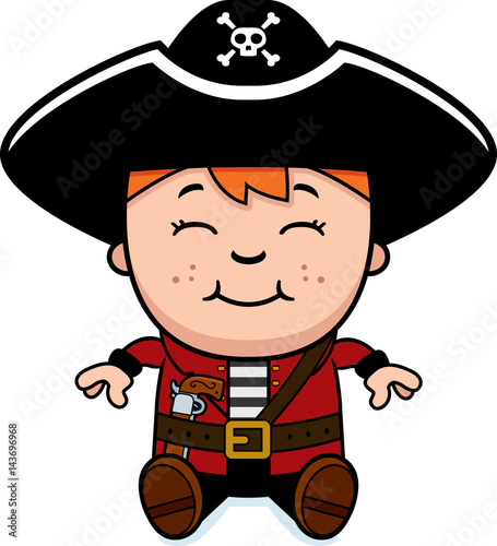 Sitting Pirate Boy