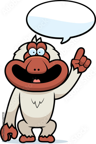 Cartoon Macaque Talking