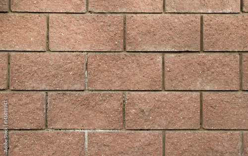 Closeup of a decorative brick wall