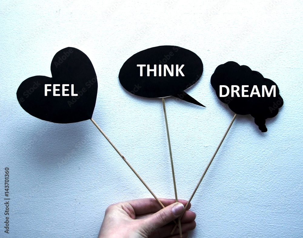 Feel, Think, Dream - obrazy, fototapety, plakaty 