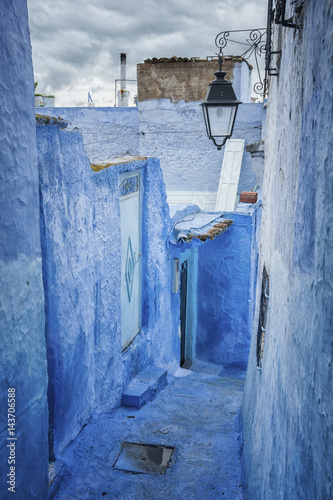 The beautiful blue medina of Chefchaouen in Morocco. © LAURA