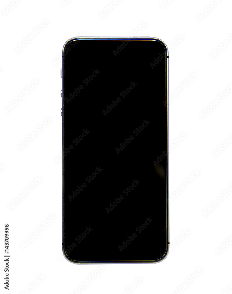 modern touch screen smartphone isolated on white background modern touch screen smartphone isolated on white background