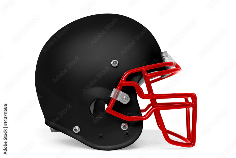 American football helmet isolated on white American football helmet isolated on white