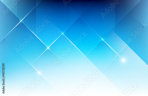 Abstract blue background with basic geometry shape low poly style and ligting effect vector eps 10