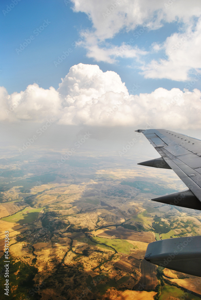 Fototapeta premium Airplane flight