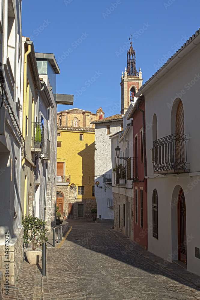 Fototapeta premium Street in Sagunto. Valencian Community