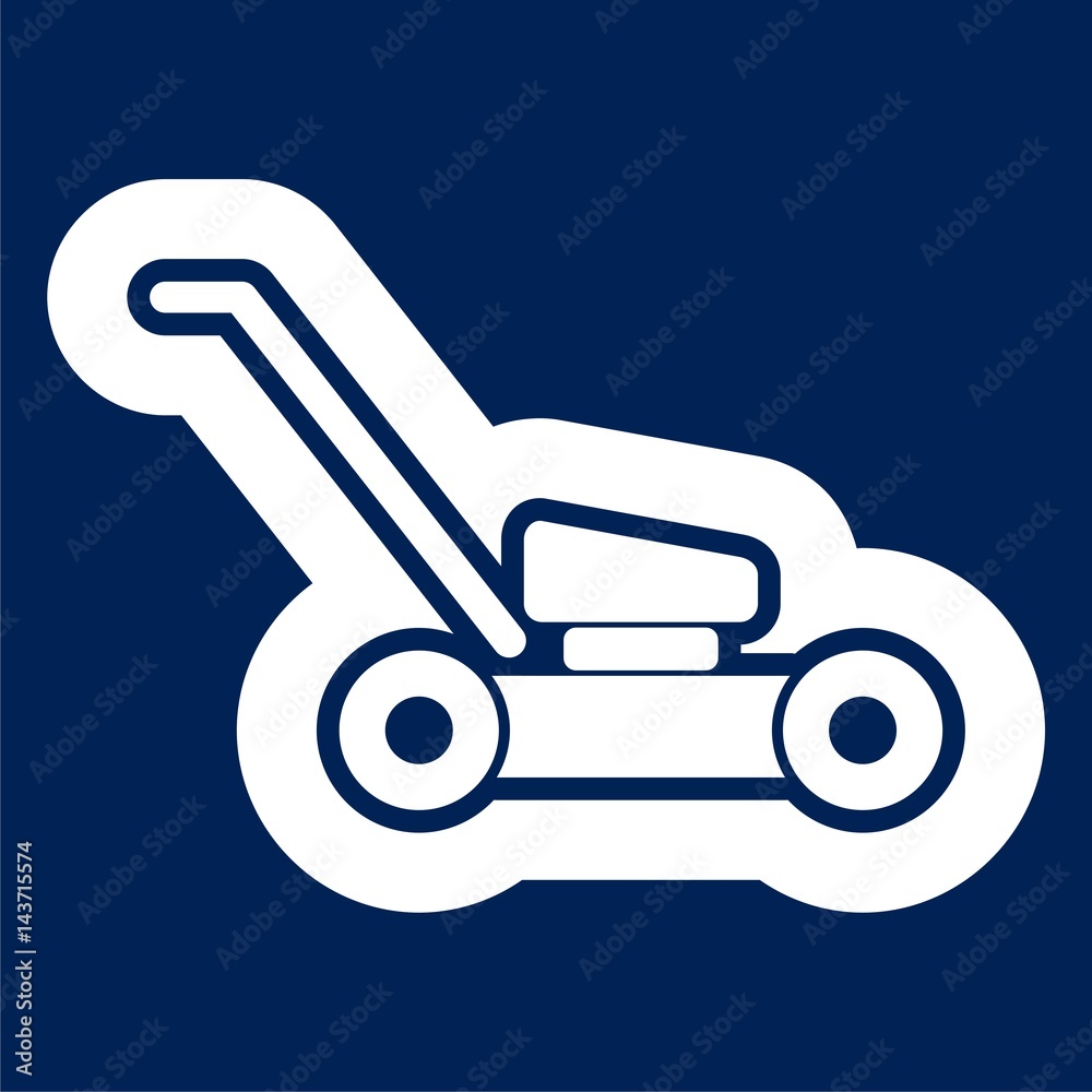 Lawn mower vector illustration Lawn mower vector illustration