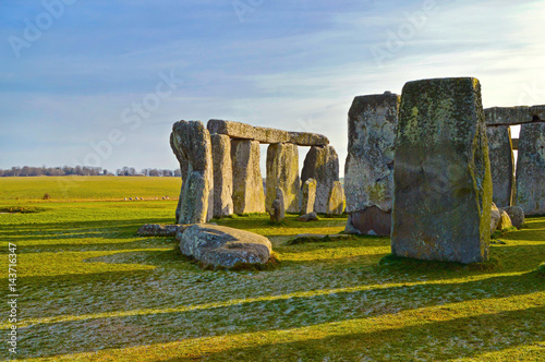 Stonehenge prehistoric monument in Wiltshire county, England photo