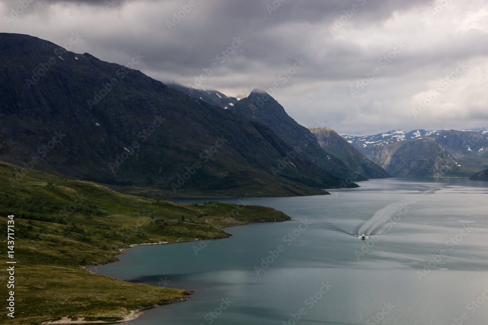 Jotunheimen National Park and mountains in Norway