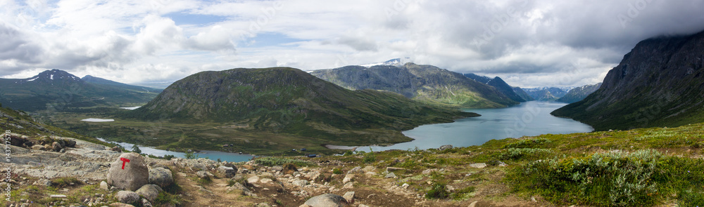 Jotunheimen National Park and mountains in Norway