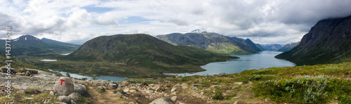 Fototapeta Naklejka Na Ścianę i Meble -  Jotunheimen National Park and mountains in Norway