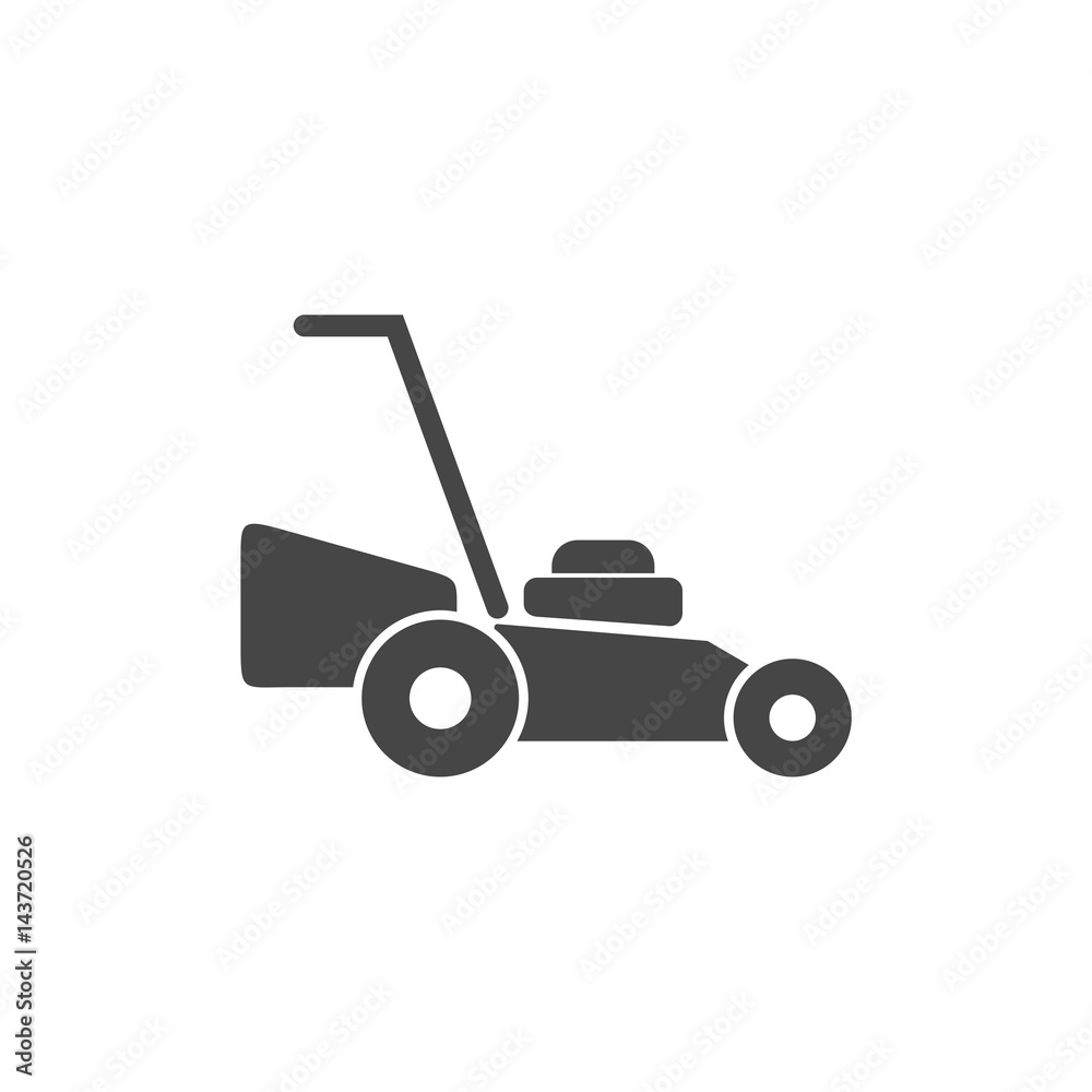 Lawn mower vector illustration