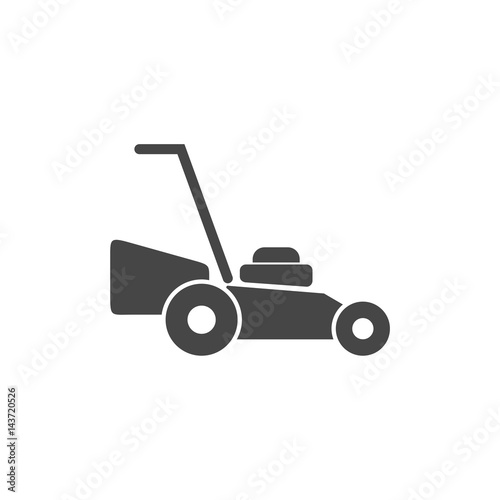 Lawn mower vector illustration