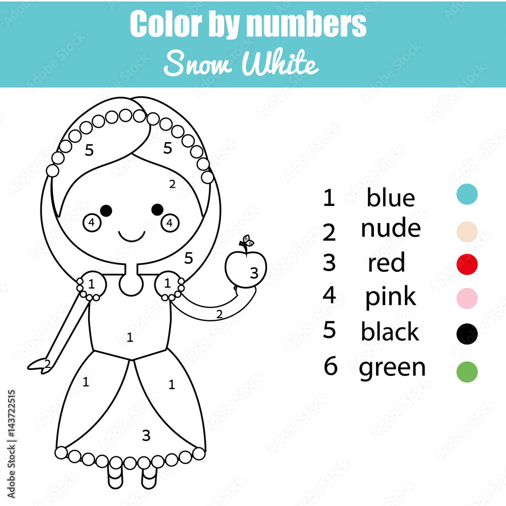 Snow White Prince Kids Costume Paint By Numbers - Paint By Numbers