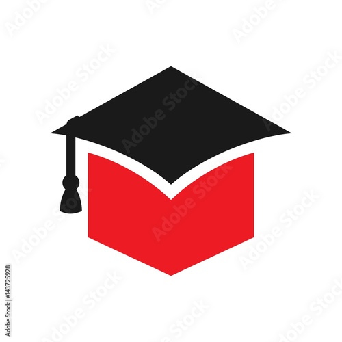 graduation logo vector.