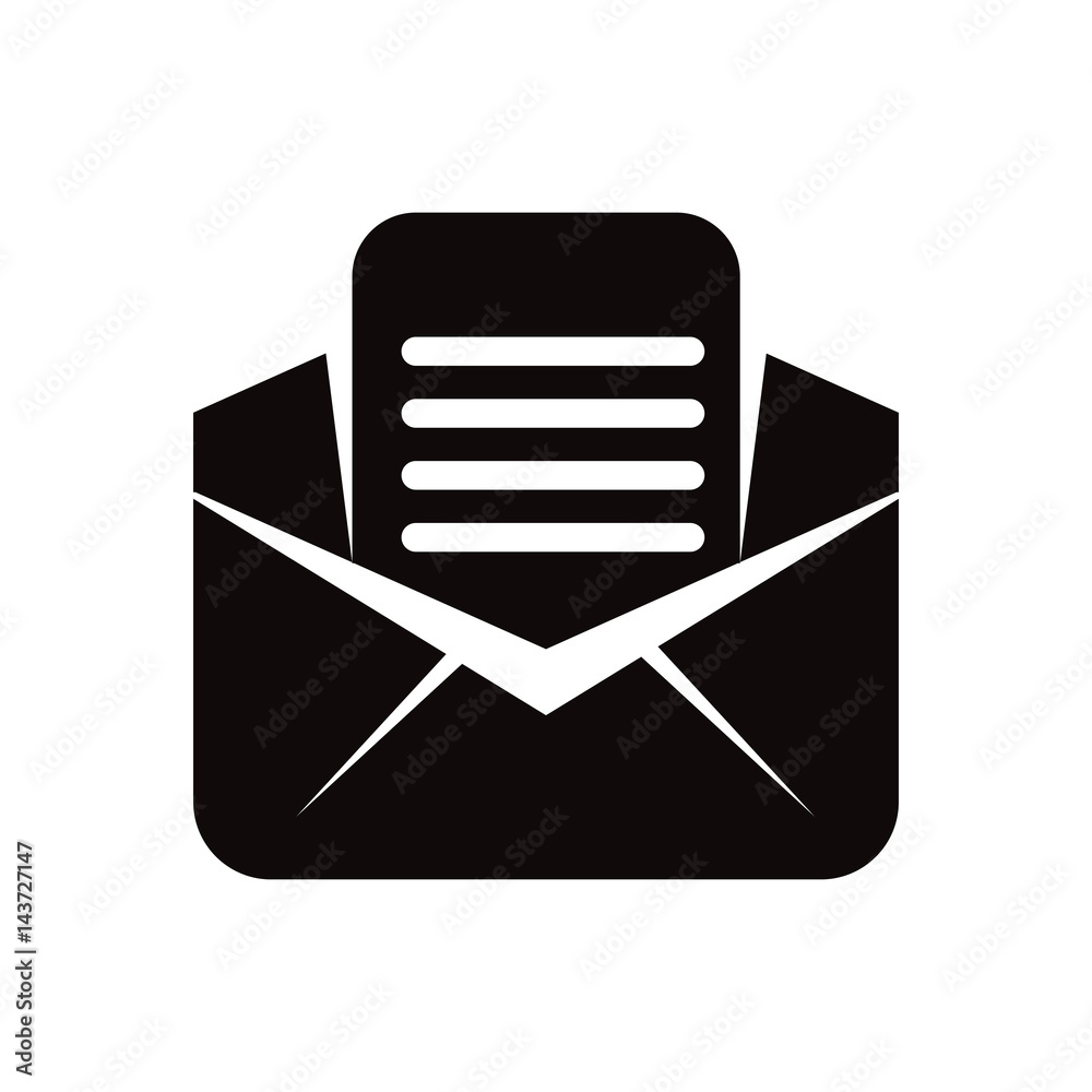 Email or mail symbol icon vector illustration graphic design Email or mail symbol icon vector illustration graphic design