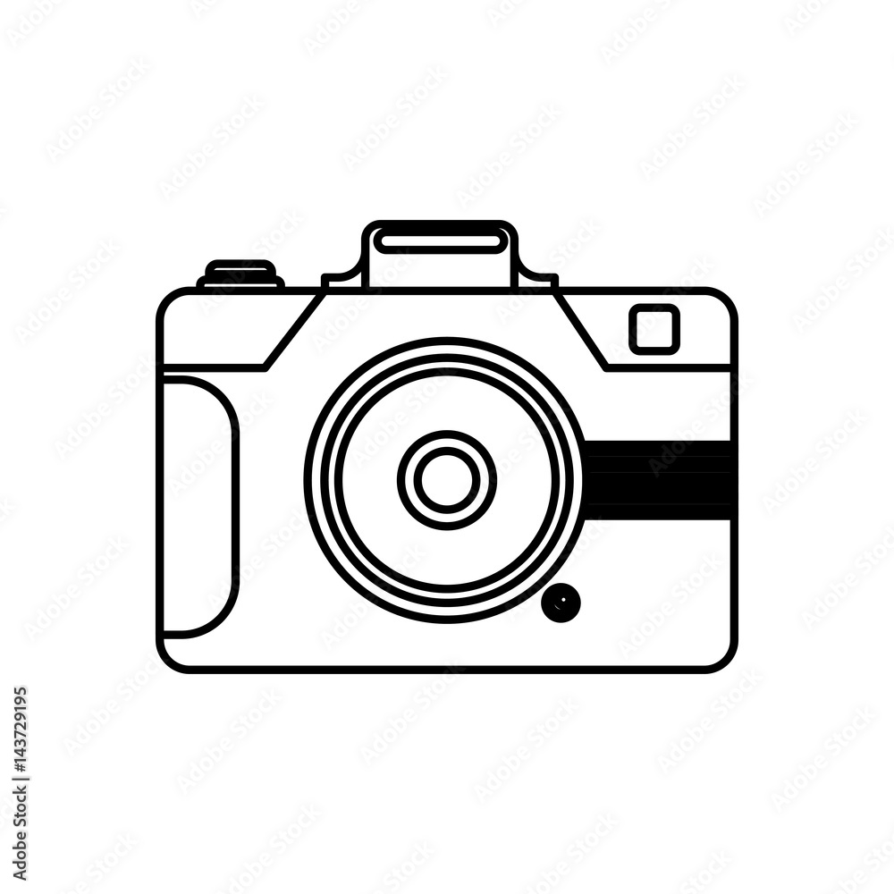 Photographic camera shutter icon vector illustration graphic design