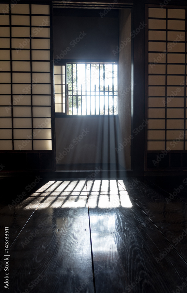 古民家の格子戸 古民家の格子戸
