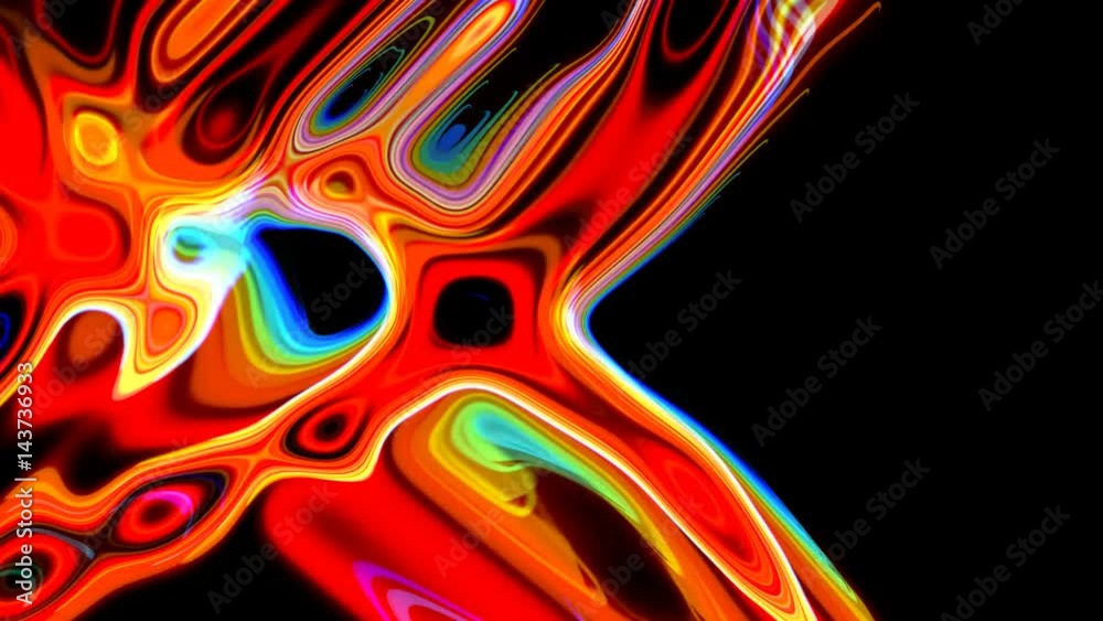 psychedelic oil paint splashes abstract background