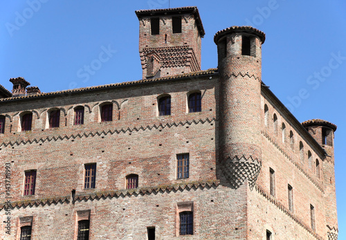 medieval castle at Piedmont, unesco world heritage, Italy © mary416